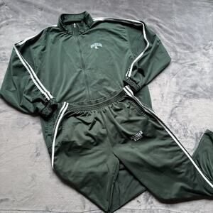 VTG Steve & Barry's Michigan State Spartans Track Suit Jacket & Pants Streetwear